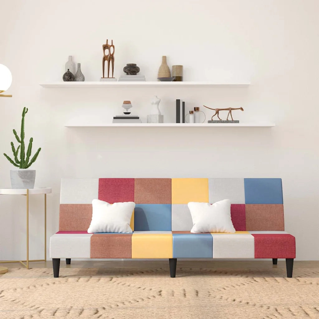 Divano Letto a 2 Posti in Tessuto 375824