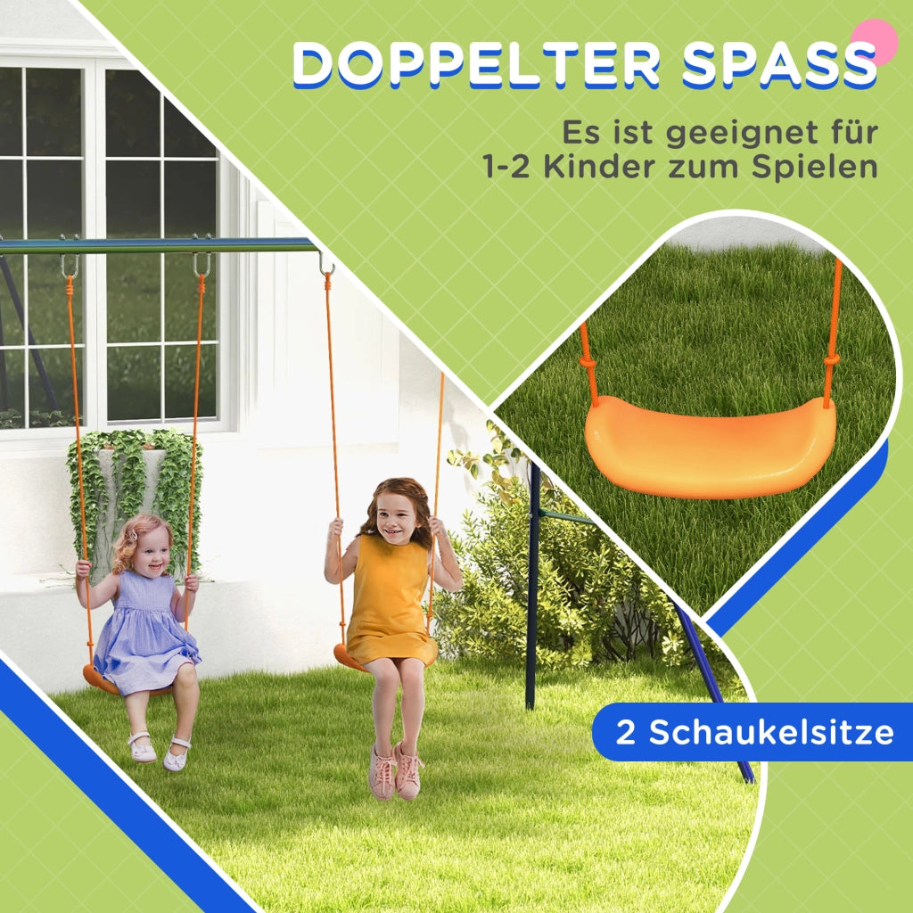 Altalena per bambini ¨C zephmum ¨C metallo 2.7x1.6x1.8 m