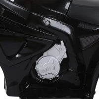 Moto Elettrica per Bambini Max. 20kg con Licenza BMW, Macchina Elettrica con 3 Ruote, Batteria Ricaricabile 6V, Bianco Nera, 66x37x44cm