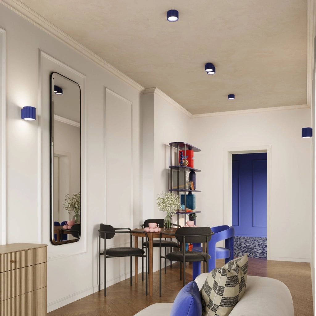 Spot soffitto moderno tondo ultramarina GX53 10W VISTAO
