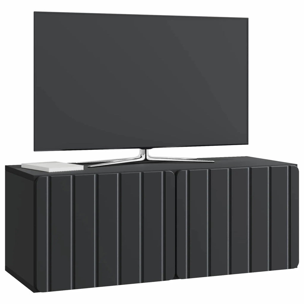 Mobile Porta TV da Muro Nero 78,5 x 31 x 30 cm