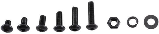 Assortimento di viti a 6 facce - 300 pezzi - Acciaio rivettato - Testa cilindrica/rotonda - Componenti di fissaggio - Ideale per spazi stretti