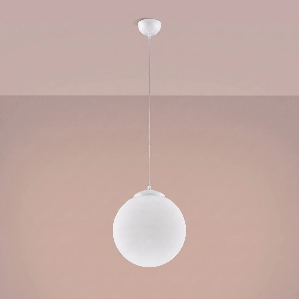 Lampada a sospensione UGO 30 bianca
