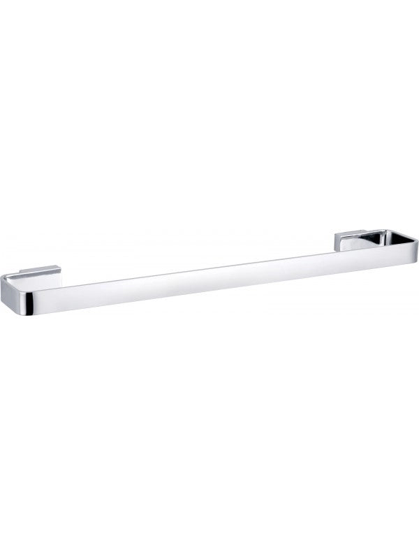 Portasciugamani a muro SOLO in ottone cromato 60 x2,5 x8 cm