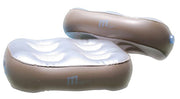 Kit 2 Cuscini Gonfiabili per Vasca Idromassaggio Bianco Perla e Champagne