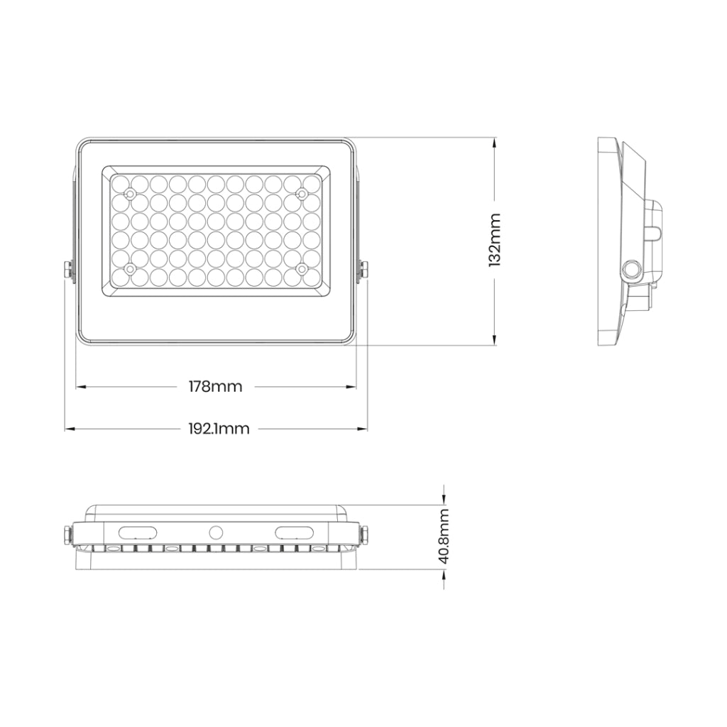 Faro LED solare Fokus 60W telecomando IP65 EKO9091