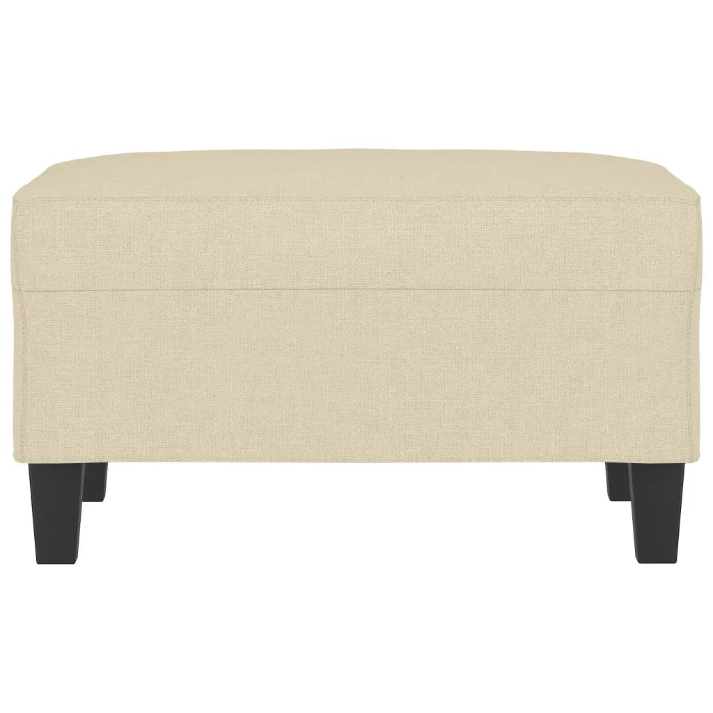 Poggiapiedi Crema 70x55x41 cm in Tessuto 349349