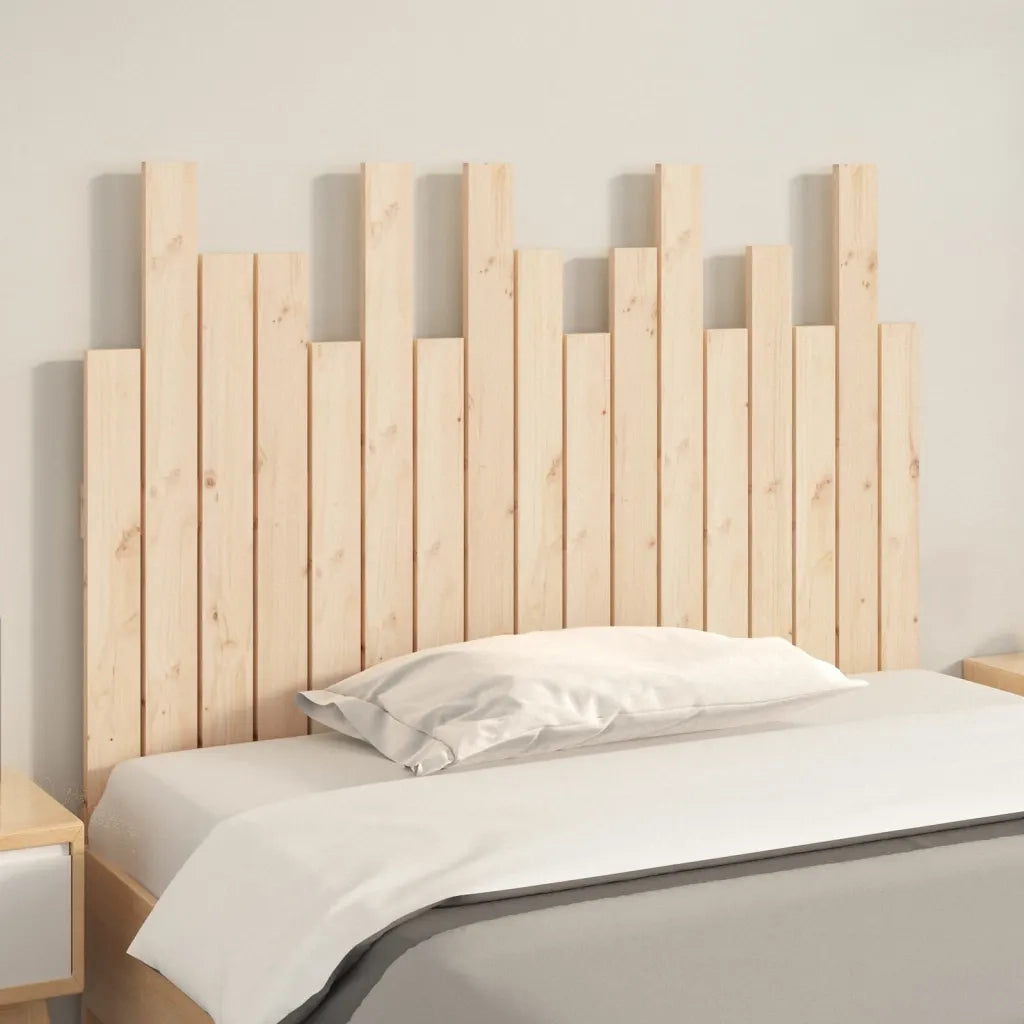 Testiera | Testata da Parete 108x3x80 cm in Legno Massello di Pino