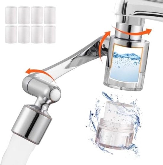 Filtro acqua per rubinetti - Filtro acqua per rubinetti depurazione - Rubinetto cucina filtro