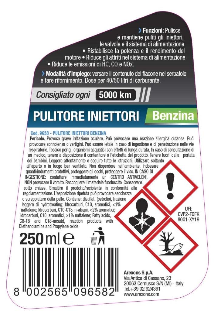 Arexons 9658 Benzina Pulitore Iniettori