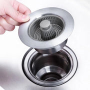 Sistema 3 in 1 per la doccia - Anti-accumulo - Prevenzione dei cattivi odori - Portata di acqua > 40 mm