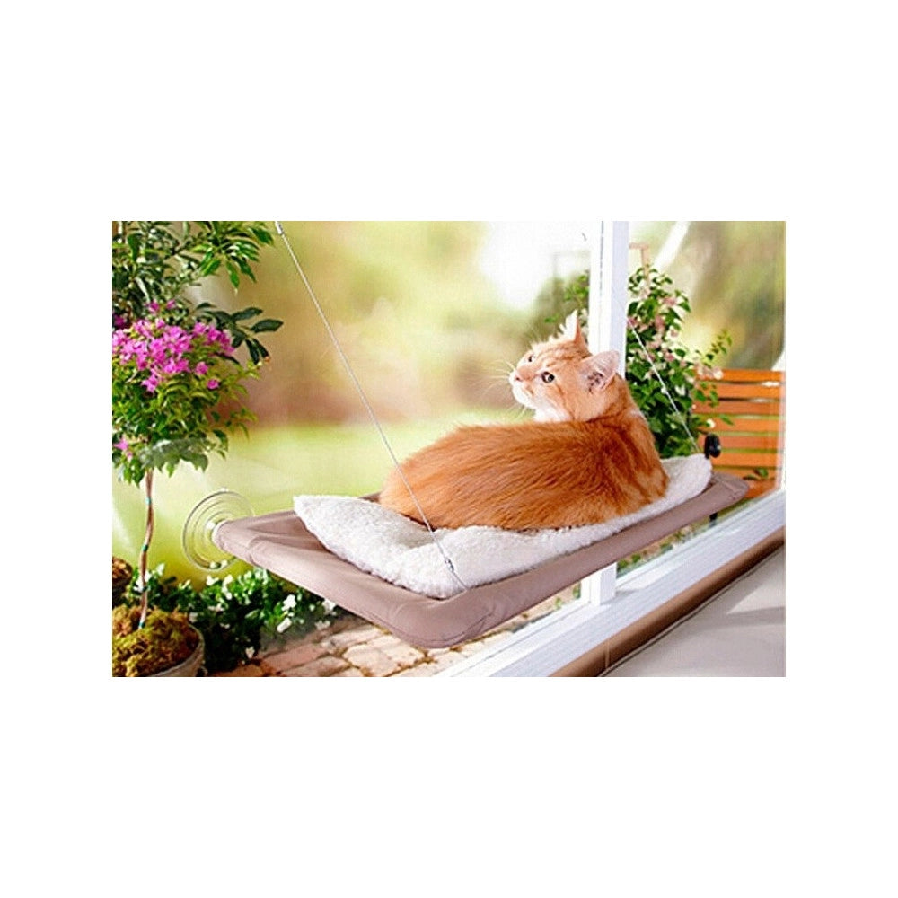 Trade Shop - Lettino Lavabile Per Gatti A Muro Con Ventose 50 X 25 Cm X 7,5 Kg -