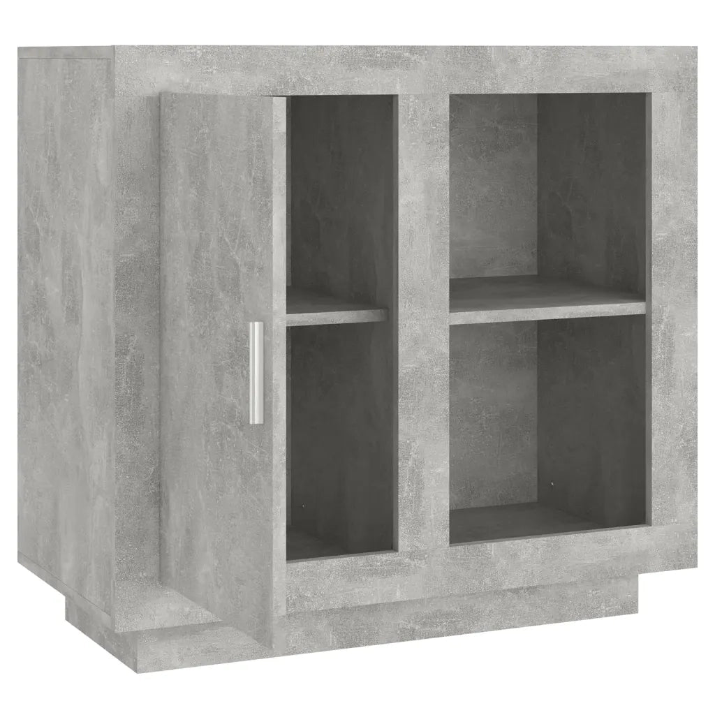 Credenza | Madia | Buffet da pranzo | Armadio da pranzo Grigio Cemento 80x40x75 cm