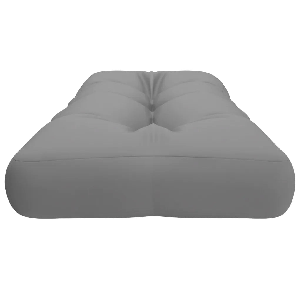 vidaXL Cuscino per Pallet Grigio 120x40x12 cm in Tessuto