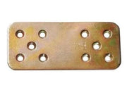 PIASTRA DI GIUNZIONE DRITTA- - mm.40x90 - spessore mm.2,5 - 50 pezzi