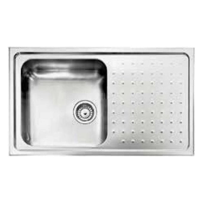 CM Punto plus 86 x 50 1V Lavello ad incasso Rettangolare Acciaio inossidabile