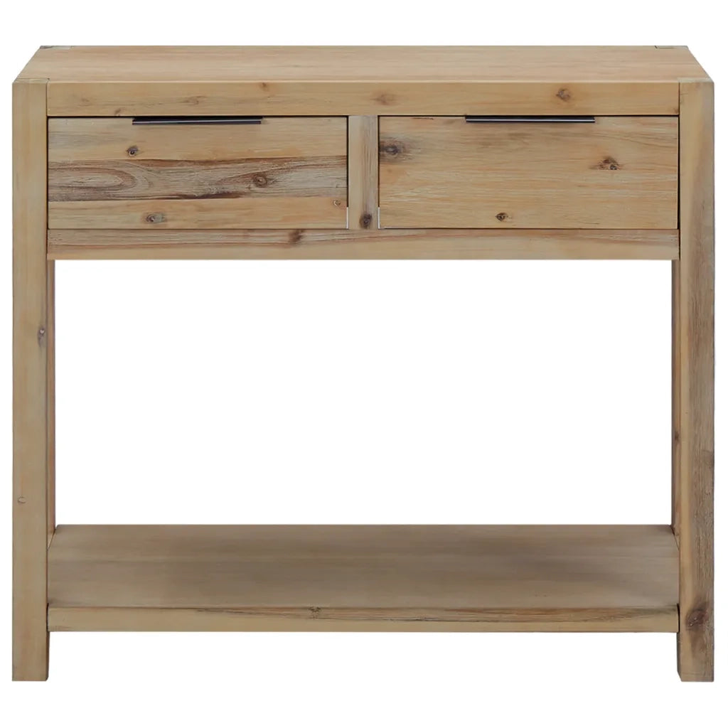 Tavolo Consolle | Tavolo d'Ingresso 82x33x73 cm in Legno Massello di Acacia