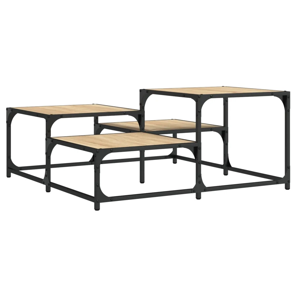 Tavolino salotto | Tavolino da caff¨¨ | Tavolino da Soggiorno Rovere Sonoma 87,5x87,5x40cm Legno Multistrato