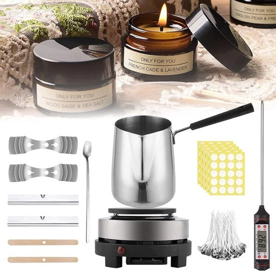 Set per creare candele profumate 
Set di creazione candele con istruzioni 
Kit di candele profumate da realizzare