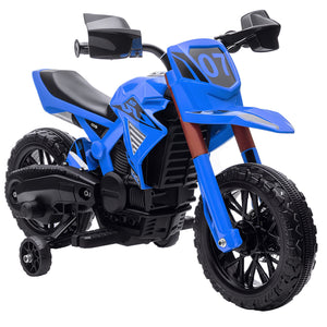 Moto Elettrica per Bambini 12V 4,5Ah Blu