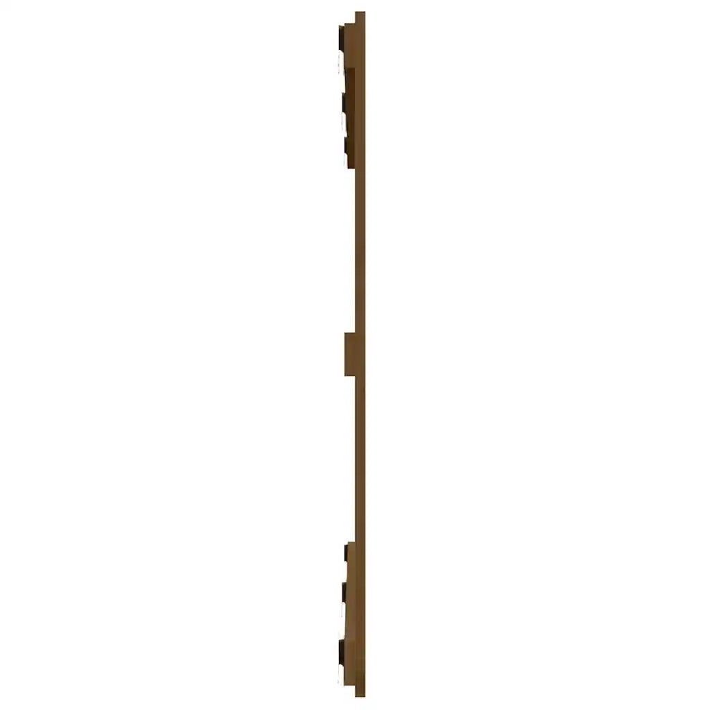 Testiera da Parete Ambra 127,5x3x90cm in Legno Massello di Pino