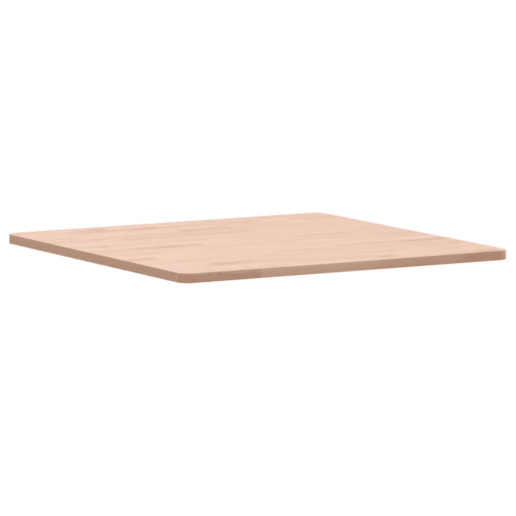 vidaXL Piano per Tavolo 60x60x1,5 cm Quadrato Legno Massello di Faggio