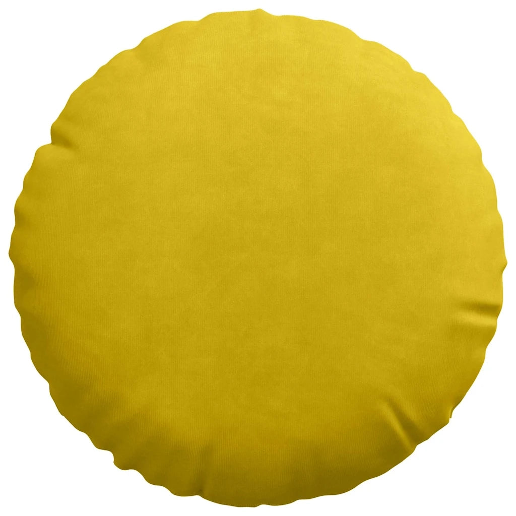 Cuscini per Seduta 2 pz | Cuscini per sedie Giallo ?30 x 13 cm Velluto