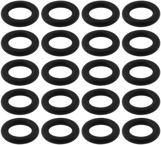 O-ring 9,5x5,7x1,9mm - 50 pezzi - Douchekop - Gomma nitrile - Anello di sigillatura - Duraturo e resistente al calore