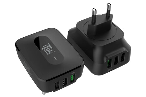 itek ITSCW3U25 Caricabatterie per dispositivi mobili Universale Nero AC Ricarica rapida Interno