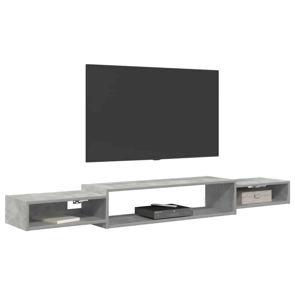 Mobile TV da Parete A parete Grigio Cemento 180 x 28 x 21 cm 8006008