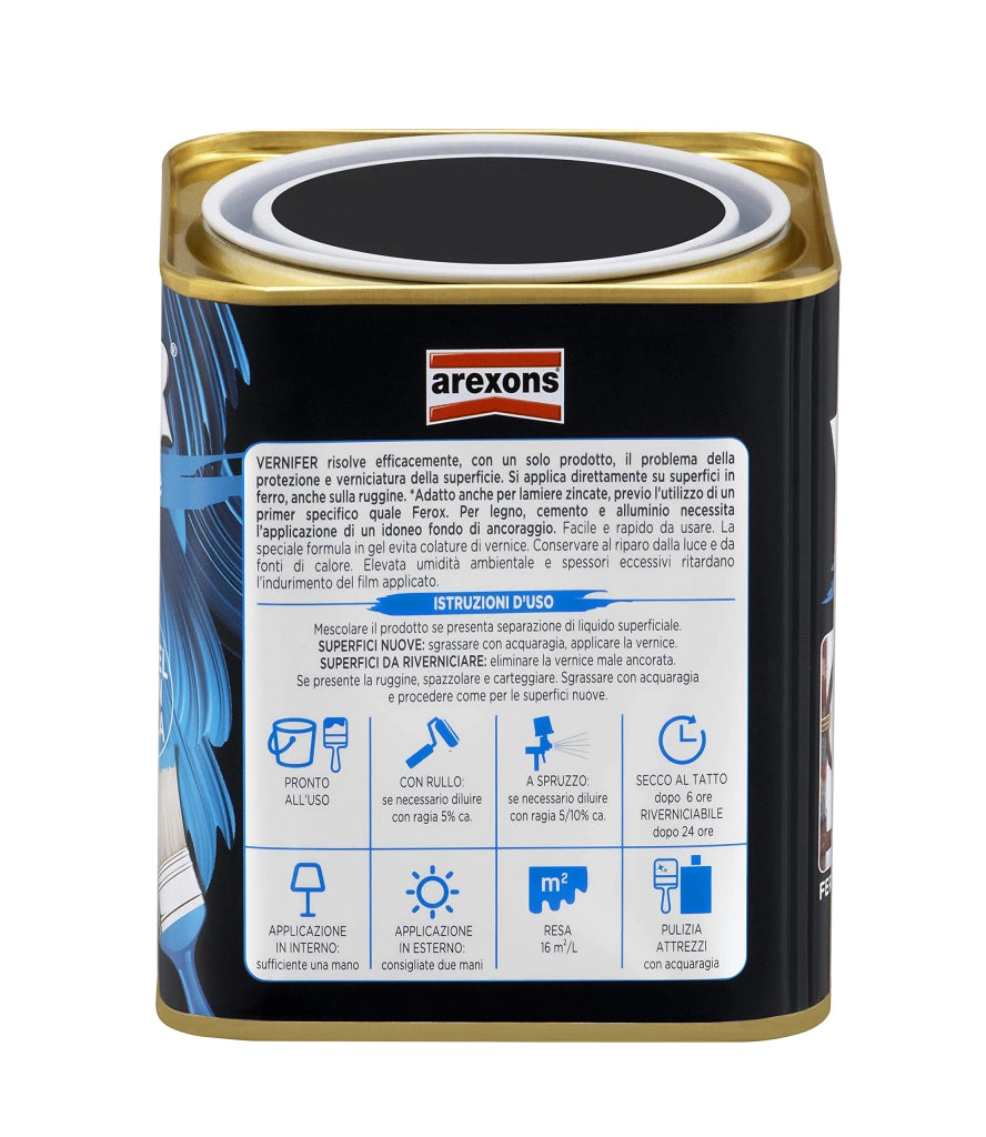Vernifer Satinato Grigio Ferro 750 ml 4885