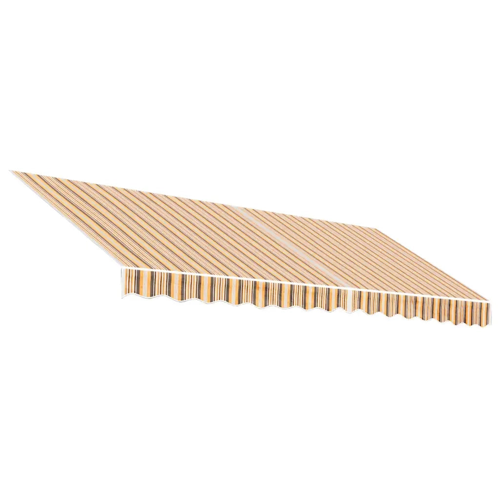 Tessuto di Ricambio per Tenda-Ricambio telo per tenda da sole Strisce Multicolore 4x3,5 m