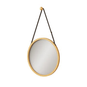 Vicco Specchio bagno Bambù 38 x 38 cm con cinturino regolabile