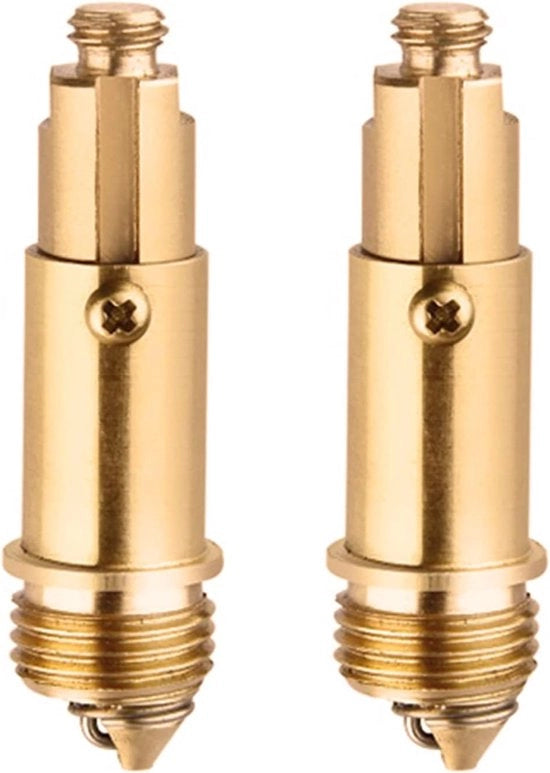 Wastafellooiera - viti di chiusura in ottone - 2 pezzi - sostituzione per tappi di scarico per lavandini e vasche da bagno - vite di sostituzione per la maggior parte dei tappi di scarico per lavandini - 28 mm