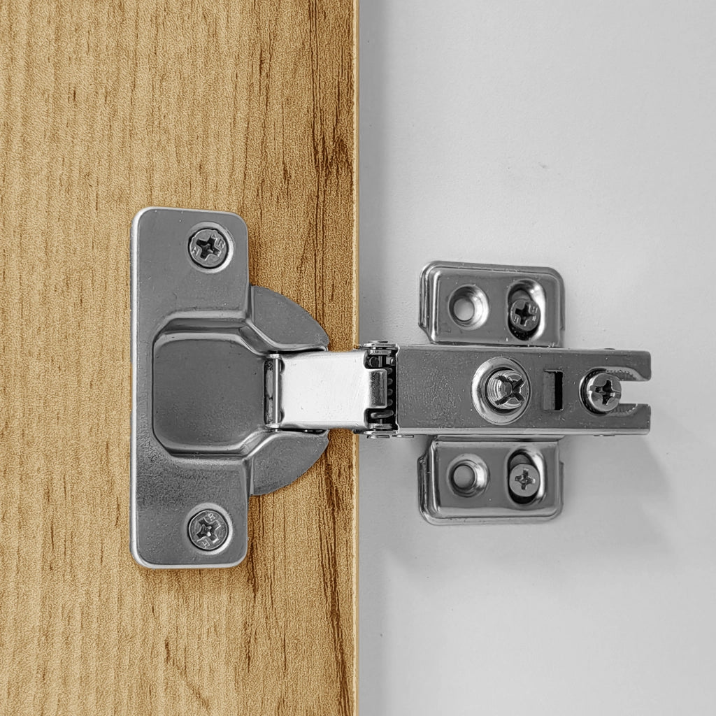 Set da ingresso con armadio a 3 ante, specchio, panca, vani a giorno e 6 ganci, MDF bianco e legno