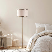 Laviano, Lampada da Terra Paralume, Bianco
