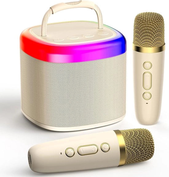 Kit di Karaoke per Adulti - Kit di Karaoke - Kit di Karaoke con 2 Microfoni - Kit di Karaoke con Microfono Senza Fili - Kit di Karaoke Senza Fili