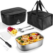 Elettrica 80W thermos 1,5L contenitore alimentare per pasti caldi per 220V 12V 24V con borse isolate e set di utensili