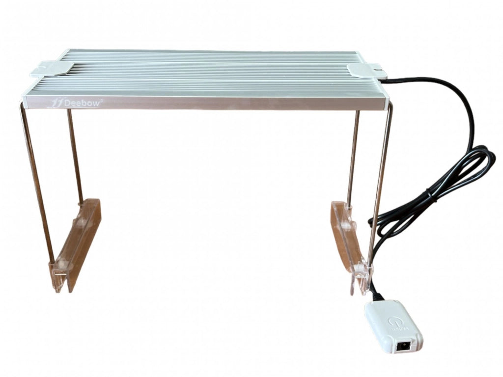 Plaffoniera Led Lampada per acquario con supporto 30-40cm /12-16in Dee-30