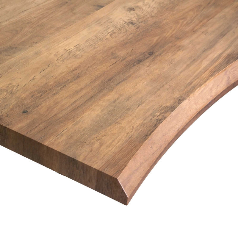 Top Tavolo Legno Canberra Noce Quadro Cm 70x70x4