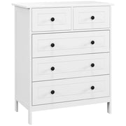Cassettiera 5 Cassetti Legno Bianco ¨C zephmum ¨C 74x40x91