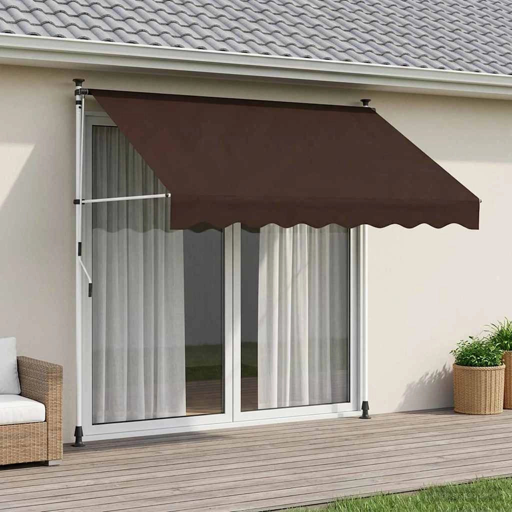 Tenda retrattile manuale Marrone 150 cm 42037045