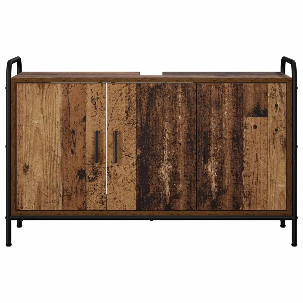 Mobile da Bagno Legno antico 95 x 34 x 61 cm 8014068