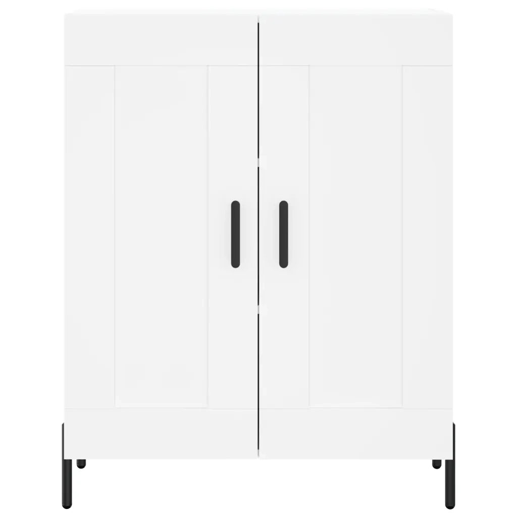 Credenza | Madia | Buffet da pranzo | Armadio da pranzo Bianca 69,5x34x180 cm in Legno Multistrato