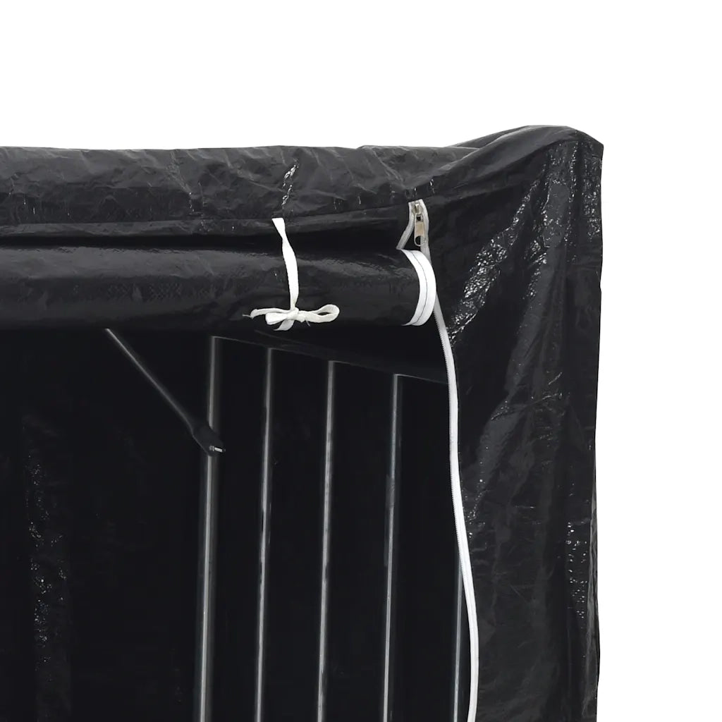 Rastrelliera Legna con Copertura Antipioggia Acciaio Zincato CFW8561515