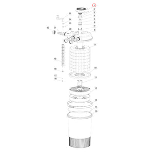 Pezzo di ricambio: Unità di Connessione per Filtro a pressione laghetto CPF-30000