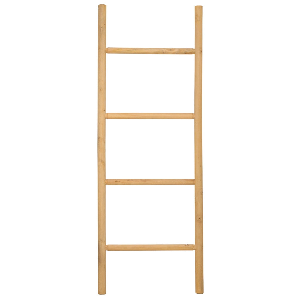 Escalera estanteria de madera marron 44x3x120h cm
