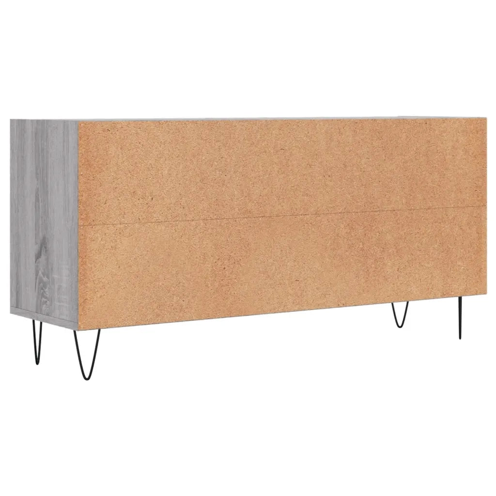 Mobile TV Grigio Sonoma 103,5x30x50 cm in Legno Multistrato 826994