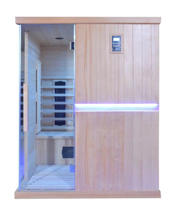 Sauna infrarossi quadrata, 4 posti full optioal 150x150x190cm Replut Dobrry