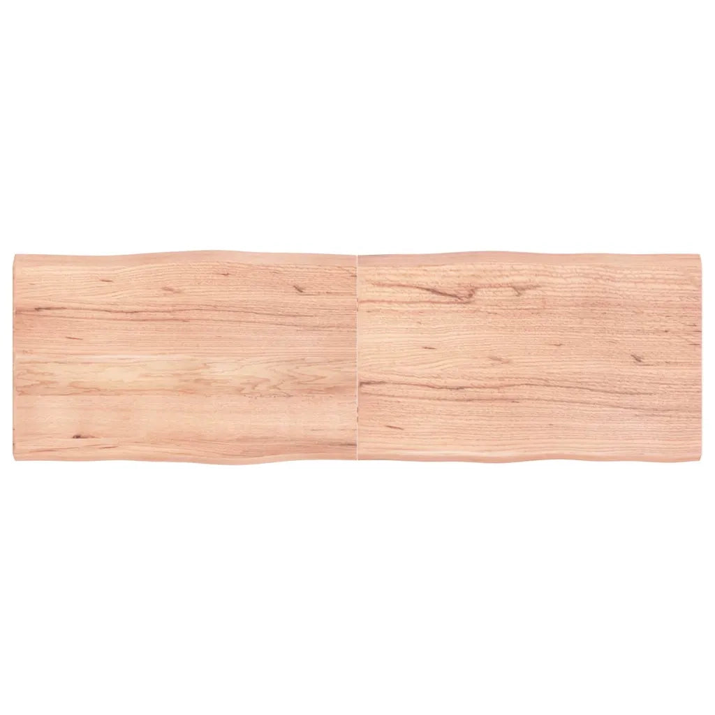 Piano Tavolo Marrone Chiaro 160x50x(2-4) cm Rovere Non Trattatocod mxl 102549